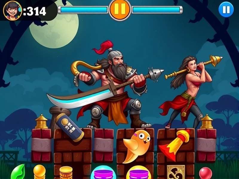 Bansuri Beat Baron Game Screenshot